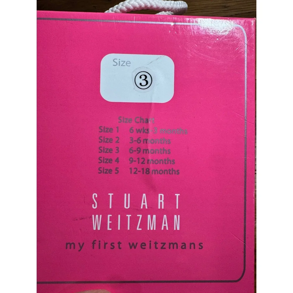 Stuart Weitzman Sugar Ballerina Baby Size 3 Dark Red Rhinestone Mary Jane Flats
